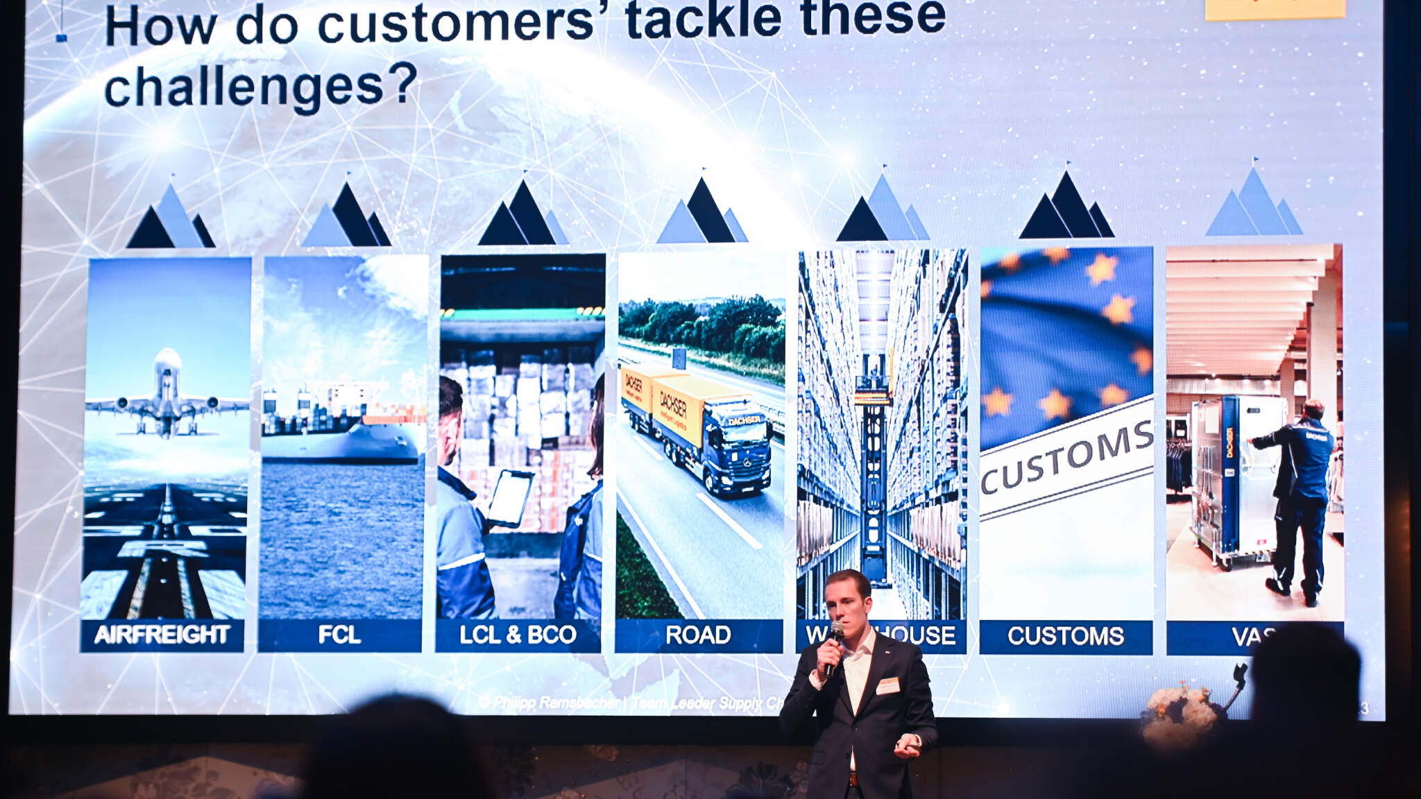 Philipp Ramsbacher, Team Leader Supply Chain Optimization at Dachser, says today’s supply chains are too complex to rely on assumptions or past patterns. Data-driven simulation, rather than guesswork, helps create transparency, align expectations, and design logistics networks.